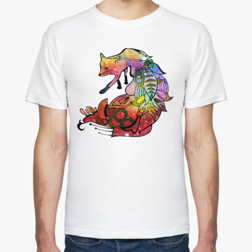 Футболка с принтом Nocturnal Fox