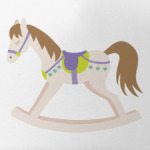 Sleeping rocking horse