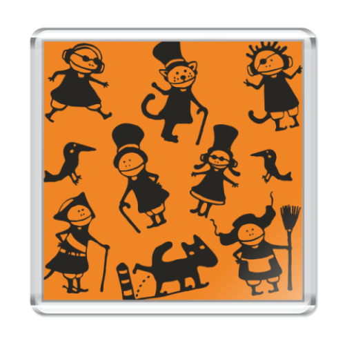 Магнит с принтом Поребрик