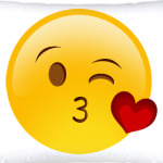 Emoji Смайл: Воздушный Поцелуй