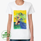 Женская футболка органик