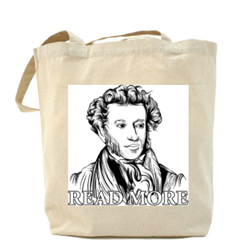 Сумка шоппер Пушкин 'Read More'