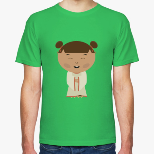 Футболка с принтом Японская девочка