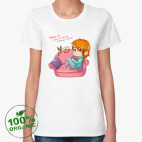 Женская футболка органик