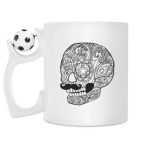 Кружка с футбольным мячиком