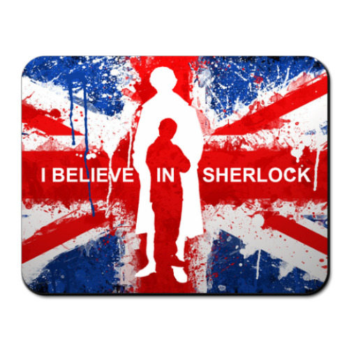 Коврик для мыши с принтом Шерлок(Sherlock)