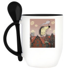 Кружка с ложкой