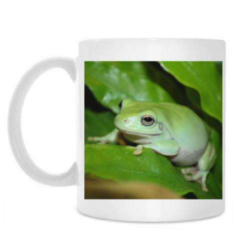 Кружка с принтом Древесная лягушка