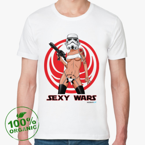 Футболка из органик-хлопка SEXY WARS