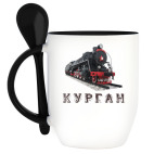 Кружка с ложкой