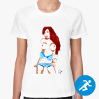 Женская спортивная футболка