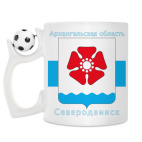 Кружка с футбольным мячиком