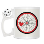 Кружка с футбольным мячиком