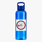 Прозрачная спортивная бутылка