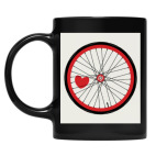 Кружка цветная UV-DTF