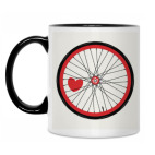 Кружка двухцветная