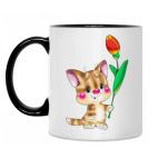 Кружка двухцветная