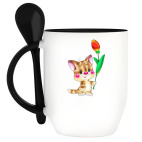 Кружка с ложкой