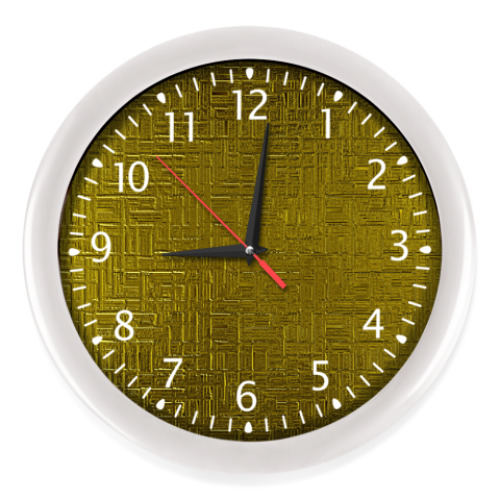 Настенные часы с принтом Текстура