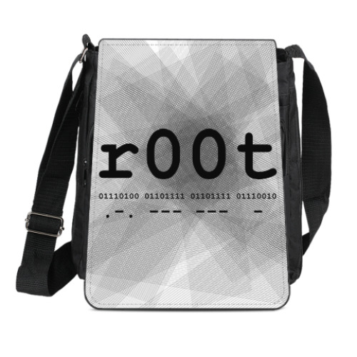 Сумка-планшет с принтом ROOT binary