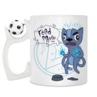 Кружка с футбольным мячиком