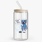 Банка с бамбуковой крышкой