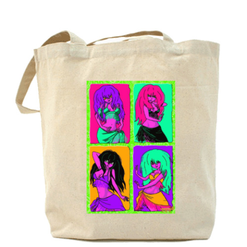 Сумка шоппер с принтом Чего не могут девчонки?