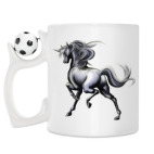 Кружка с футбольным мячиком