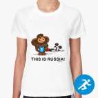 Женская спортивная футболка
