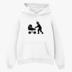 Толстовка худи оверсайз