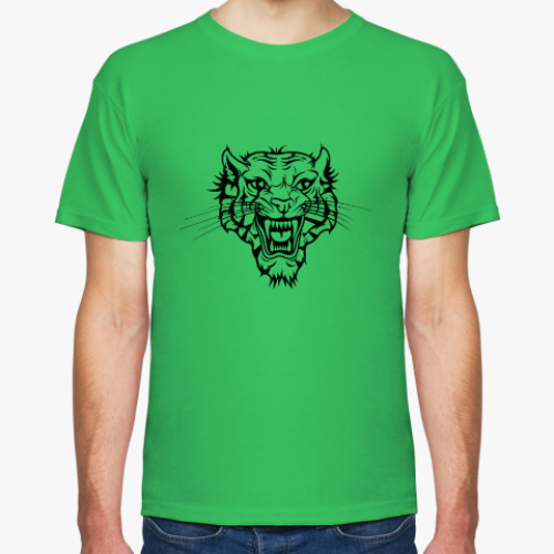 Футболка с принтом Тигриный оскал