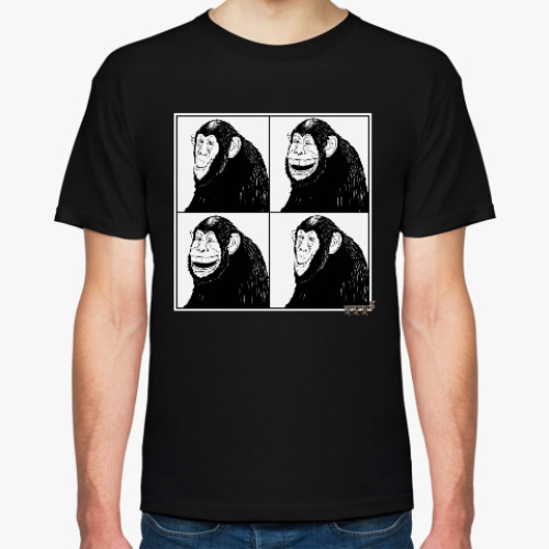 Футболка с принтом С новой Обезьяной!