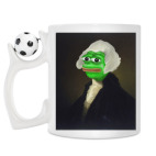 Кружка с футбольным мячиком