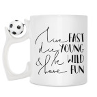 Кружка с футбольным мячиком