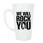 Кружка латте (510 мл) Фредди Меркури. Рок музыка