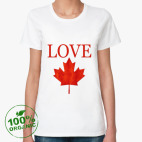 Женская футболка органик