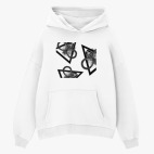 Толстовка худи оверсайз