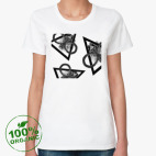 Женская футболка органик