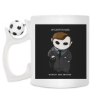 Кружка с футбольным мячиком