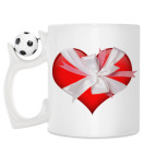 Кружка с футбольным мячиком