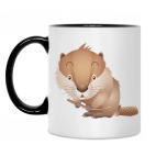 Кружка двухцветная