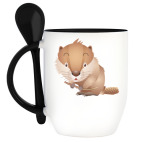 Кружка с ложкой