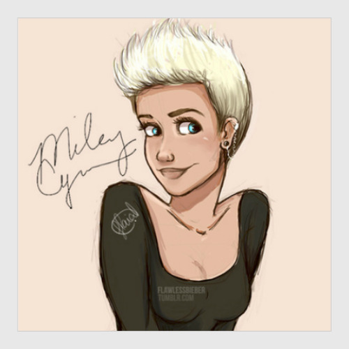 Постер с принтом Майли