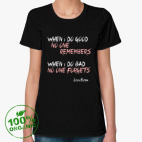 Женская футболка органик