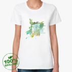Женская футболка органик
