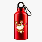 Металлическая бутылка 400 мл UV-DTF