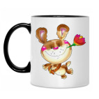 Кружка двухцветная