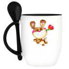 Кружка с ложкой