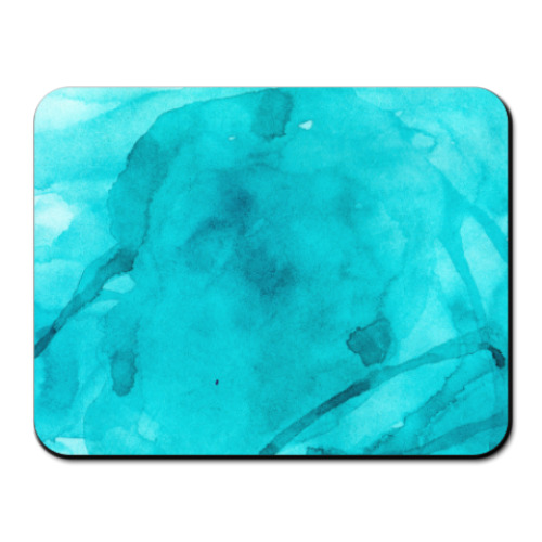 Коврик для мыши с принтом Яркая акварель