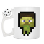 Кружка с футбольным мячиком